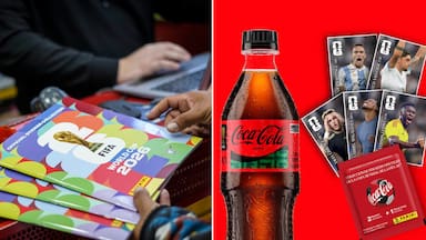 Cómo conseguir las 14 láminas especiales de Coca-Cola para el álbum del Mundial 2026