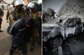 Prisión preventiva para Rivas y los Antihuen por crimen de los tres carabineros baleados y quemados en Cañete
