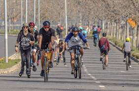 La CicloRecreoVía llega por primera vez a Maipú y Estación Central con 7,6 kms de diversión al aire libre