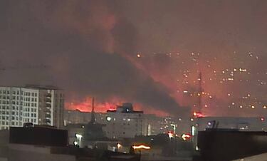 Israel asegura haber destruido el avión oficial de Alí Jamenei en un bombardeo contra un aeropuerto en Teherán