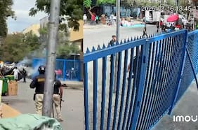 Captan graves incidentes en barrio Meiggs: ambulantes botaron reja perimetral