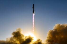 Cómo fue la explosión del cohete Starship de SpaceX en pleno vuelo