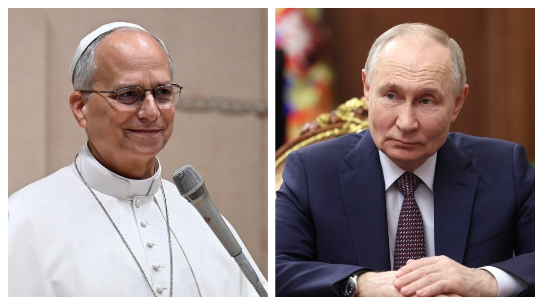 El Papa León XIV habla con Putin y le pide un alto el fuego para permitir la entrada de ayuda humanitaria a ciudad de Ucrania