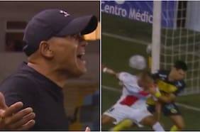 Chupete Suazo se volvió loco en la banca de la B: Leandro Benegas anota un gol con la mano para Curicó ante San Luis