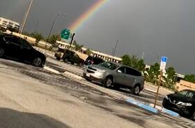 Registran un doble arcoíris en Florida