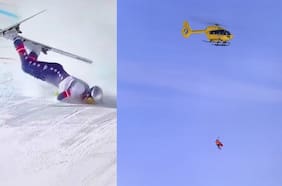 La leyenda Lindsey Vonn sufre una impactante caída en el descenso alpino de los Juegos Olímpicos de Invierno