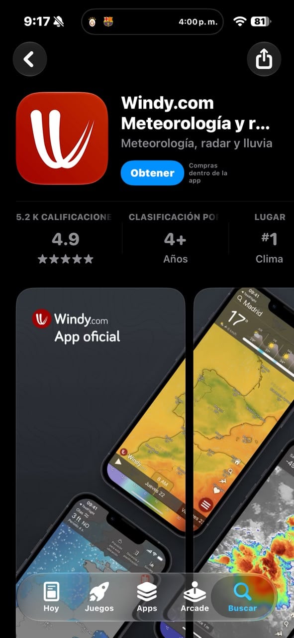 Las 5 mejores apps para consultar el pronóstico del tiempo en Chile