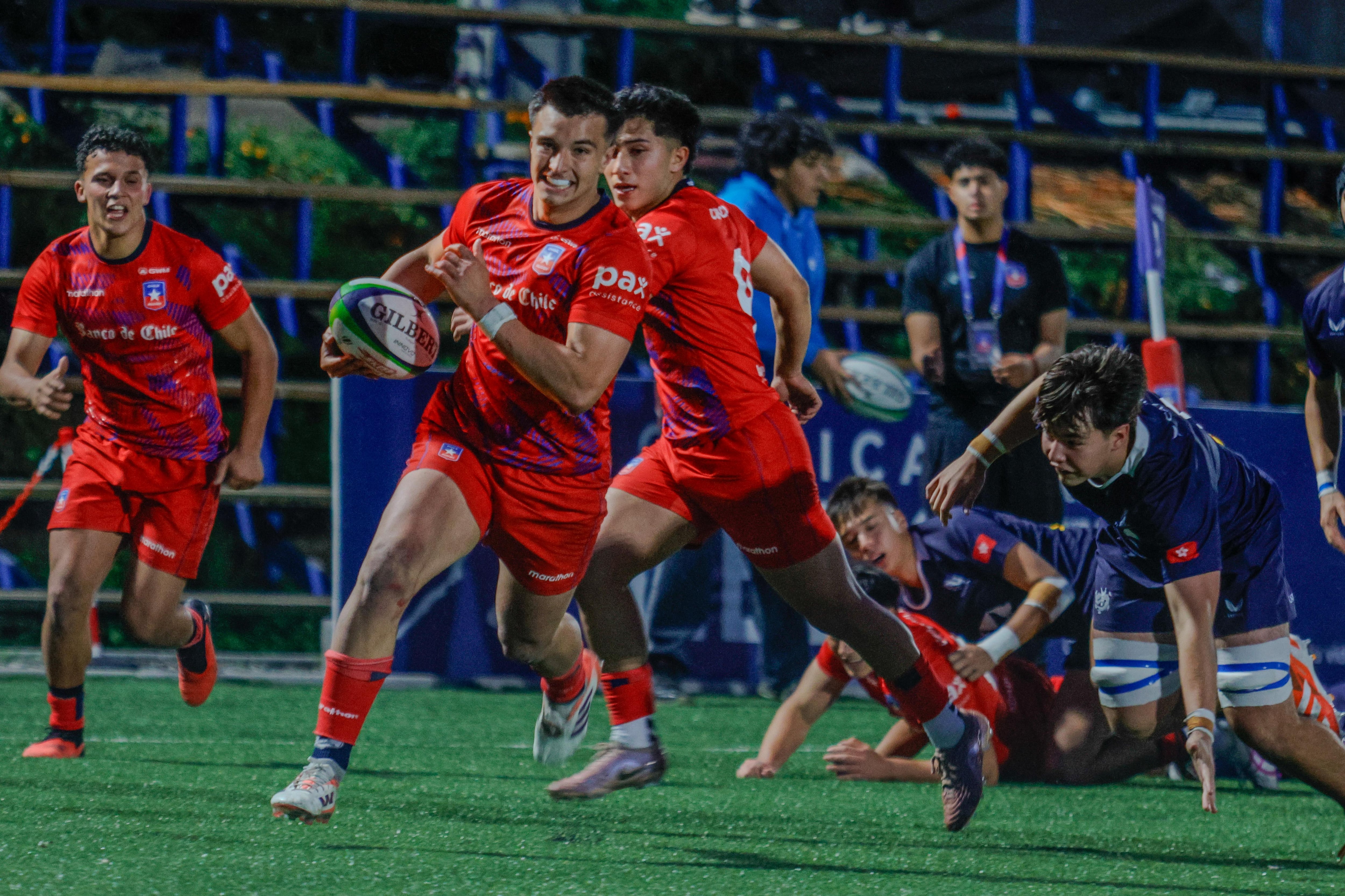 Los Cóndores juveniles arrasan ante Hong Kong China en su estreno en el World Rugby U20 Challenger