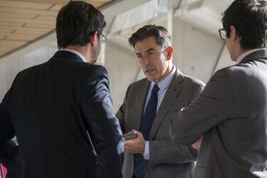 El abogado Alejandro Espinoza, representante de la Municipalidad de Vitacura