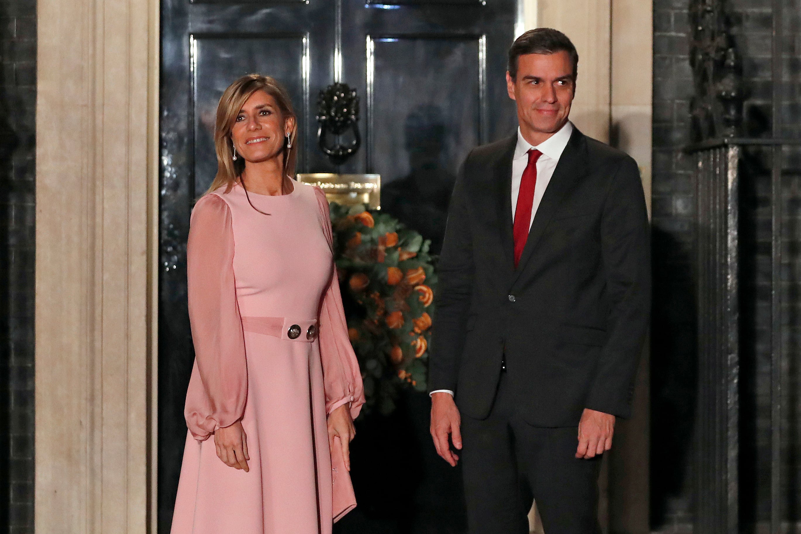 Pedro Sánchez y su esposa Begoña Gómez.