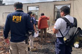 Queman casa en Freire y dejan mensaje en que exigen “restitución” de fundo y libertad a presos mapuche