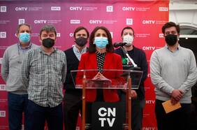 Comienzan preparativos para la franja: Presidenta del CNTV afina con comandos presidenciales detalles del espacio televisivo que se emitirá desde el 22 de octubre