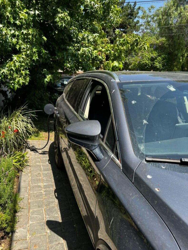 Former Minister Mena's Electric Car