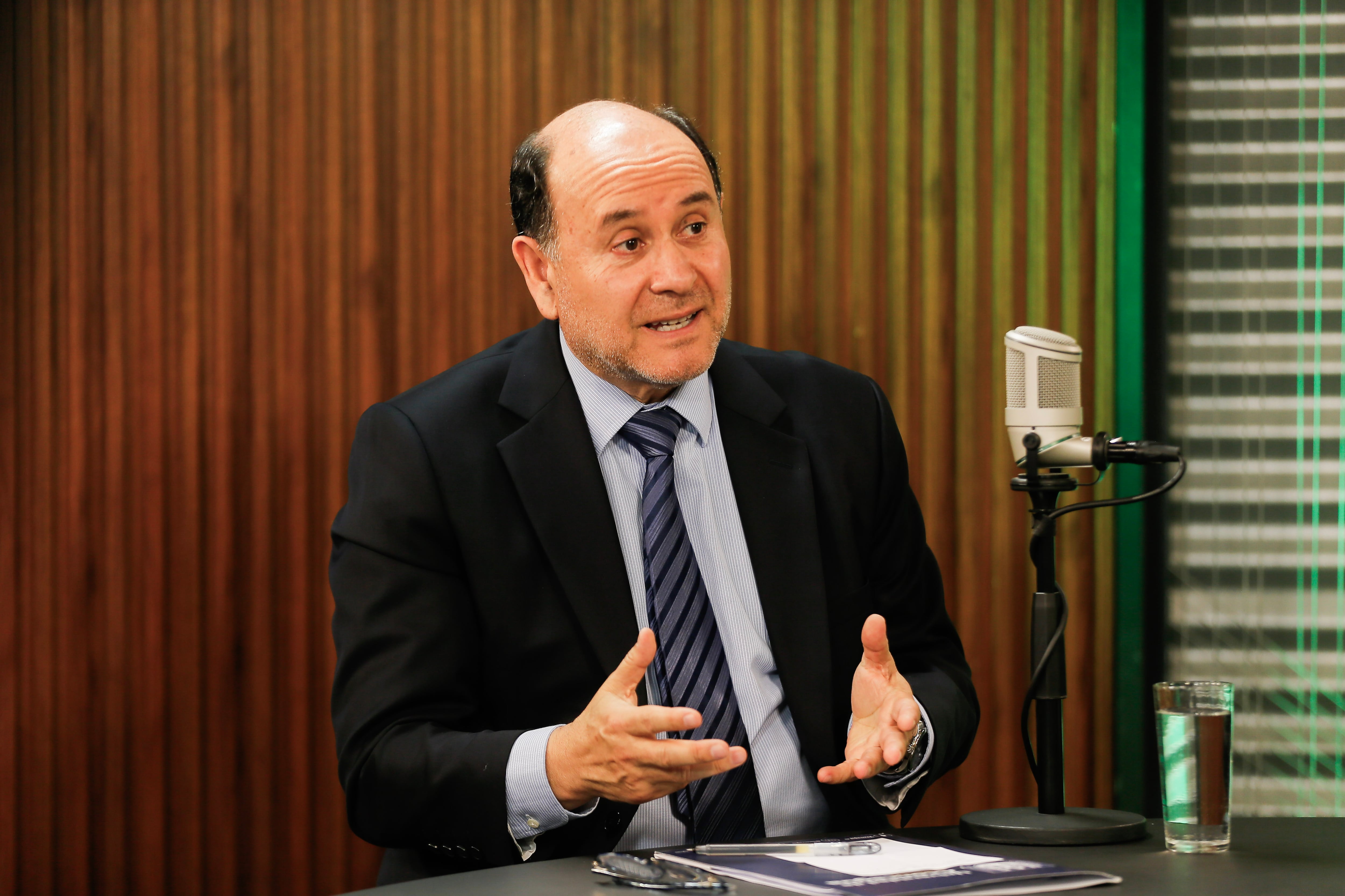Marcelo Herrera, rector de la Universidad de Aconcagua. Foto: Pedro Rodríguez.