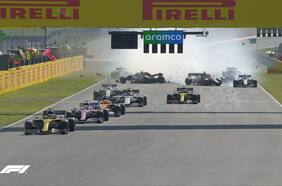 Hamilton celebra su 90ª victoria en un accidentado GP de la Toscana