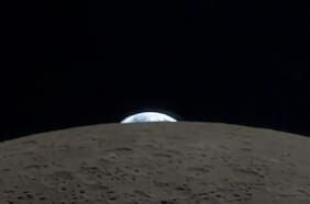 Revelan el inédito video de la “puesta de la Tierra”, captado desde la Luna por un astronauta de Artemis II