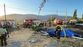 Muere piloto de avioneta que capotó en Putaendo: caída provocó incendio en parcela