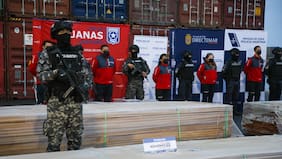 Histórico decomiso en puertos nacionales: incautan 108 toneladas de droga impregnada en madera