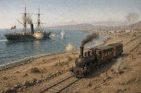 El día en que la Esmeralda atacó a un tren con civiles en Iquique