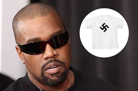 Kanye West pone a la venta una polémica polera con la esvástica nazi en el pecho