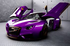 Un extravagante superdeportivo fucsia para Michael Fux