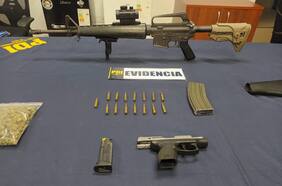 Allanamiento en Puente Alto termina con un sujeto detenido: tenía un fusil de guerra en su domicilio