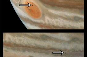 ¿Qué es este misterioso objeto que la Nasa capto en Júpiter pasando sobre la Gran Mancha Roja?