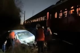 Conductor colisionó contra el Tren del Recuerdo en Maipú