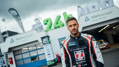 Su auto acabó chocado e incendiado: la difícil previa de Benjamín Hites en las 24 horas de Nürburgring
