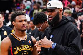 Se cumple el sueño de LeBron James: los Lakers seleccionan a su hijo Bronny en el draft y hacen historia en la NBA