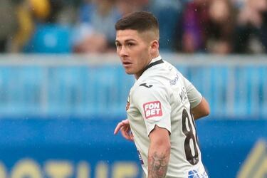 Víctor Méndez durante el encuentro entre el CSKA de Moscú Krylya Sovetov.