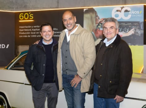 Felipe Desmadryl, Director Ejecutivo en Automotriz Portillo Sur; Portillo; Alfredo Chaparro, gerente general de Melhuish; Thibaud Aymeric, gerente general de Americar.