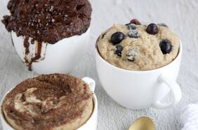 Cómo hacer mugcakes (queques en taza) veganos y sin gluten