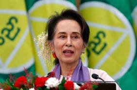 Reducen penas de prisión de Aung San Suu Kyi en Myanmar