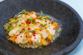 Cómo hacer ostiones con salsa de mandarinas