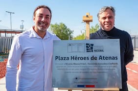 Un tributo a Nicolás Massú y Fernando González: autoridades inauguran la Plaza Héroes de Atenas en el Parque Estadio Nacional