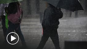 Lluvia y granizos en Providencia provoca graves inundaciones