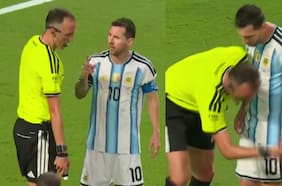 “Háblame bien”: el tenso cruce entre Lionel Messi y el árbitro del triunfo de Argentina sobre Suiza