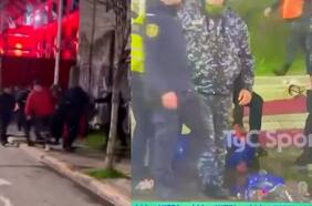 Acusan a guardias argentinos de golpear a hinchas de la U tras escapar del estadio en Avellaneda