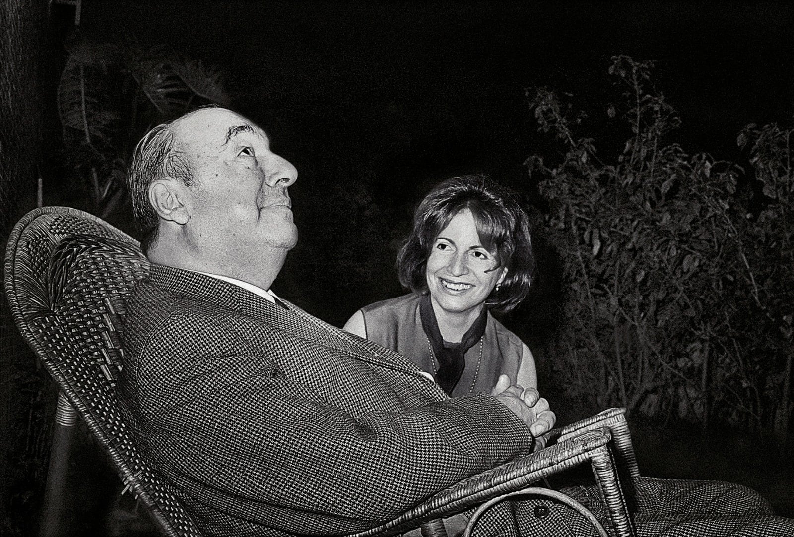 Pablo Neruda y Matilde Urrutia, 1968. Foto: Evandro Teixeira.