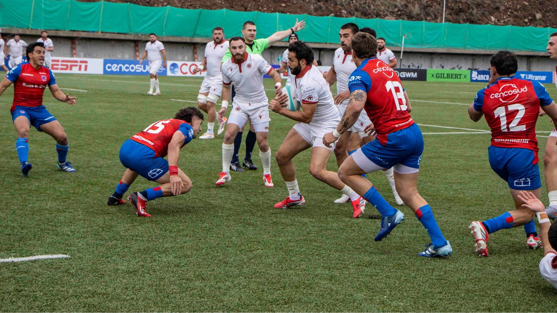 Los Cóndores sucumben ante Georgia en el cierre de la primera ventana de la World Nations Cup