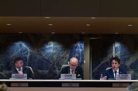 Miembros de la Comunidad Palestina de Chile exponen en la ONU sobre situación en Gaza