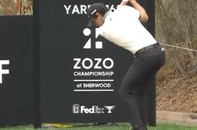 A centímetros de una hazaña: el increíble tiro de Niemann en la tercera jornada del Zozo Championship