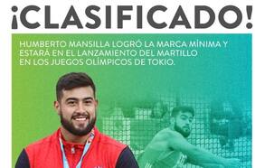 Con récord nacional: Humberto Mansilla consigue la marca mínima y estará presente en Tokio 2020