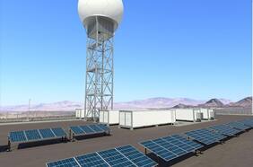 Crean en Chile la primera estación de radar de aeropuerto 100% sostenible del mundo