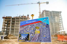 La Villa de Santiago 2023 se construye según lo proyectado: la obra gruesa tiene un 46% de avance