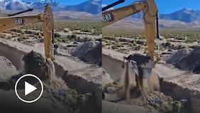 Gobierno demuele puente clandestino encontrado en la zanja de la frontera norte