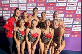 Mundial de natación artística: el Team Chile logra un histórico resultado en la final de la rutina acrobática por equipos