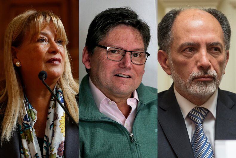Ministros de Corte Suprema Vivanco, Matus, Muñoz.