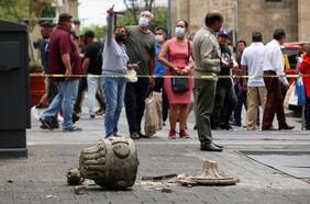 Presidente de México confirma un fallecido por el terremoto de magnitud 7,7 que afectó al país